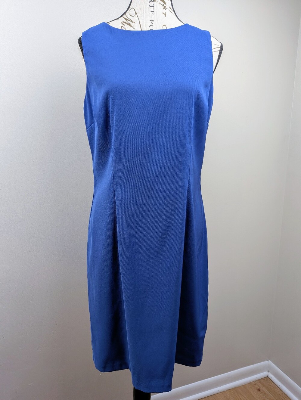 Alyx Royal Cobalt Blue Sleeveless Knee Length Dress Size 2 Formal Wedding Career